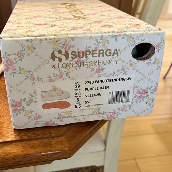 Superga Love Shack Fancy tennis shoes size 8 - Picture 7 of 7
